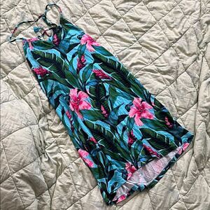 Tommy Bahama Tropical Floral Halter Dress